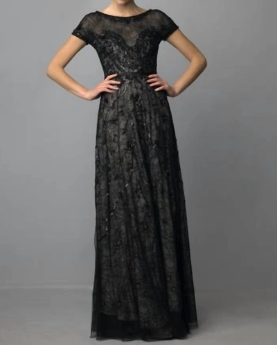 Shop Basix Black Label Lace Dress In Black