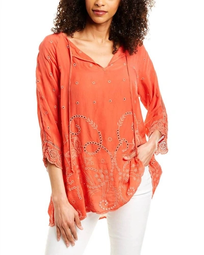 Shop Johnny Was Natalie Tunic In Sunrise In Orange