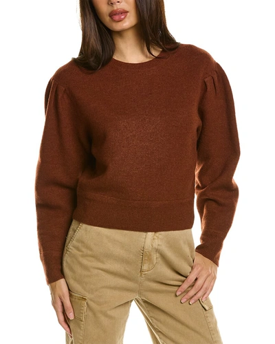 Shop Allsaints Vika Wool Sweater In Brown
