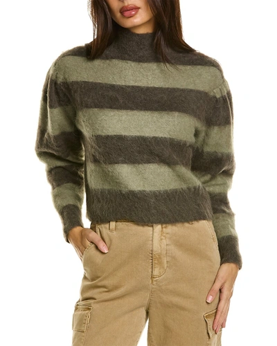 Shop Allsaints Vika Wool & Alpaca-blend Sweater In Brown