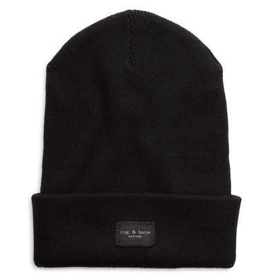 Shop Rag & Bone Women's Addison Beanie In Black