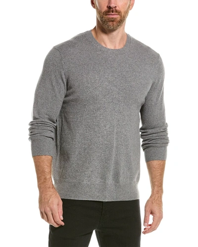 Shop Allsaints Dalton Cashmere.& Wool-blend Crewneck Sweater In Grey
