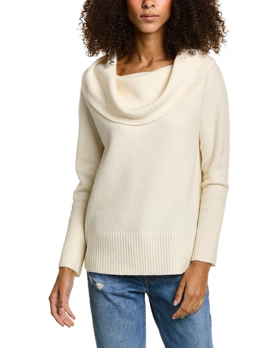 Shop Allsaints Lea Wool-blend Sweater In White