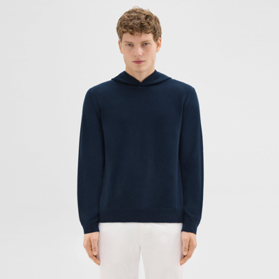 Shop Theory Hilles Hoodie In Cashmere In Baltic