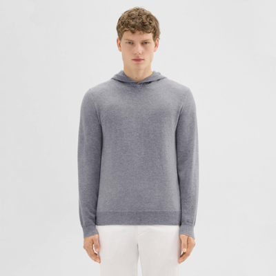 Shop Theory Hilles Hoodie In Cashmere In Derby Heather