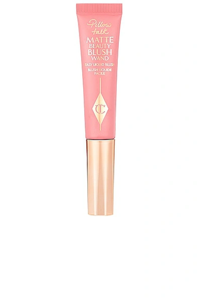 Shop Charlotte Tilbury Pillow Talk Matte Beauty Blush Wand In Pink Pop