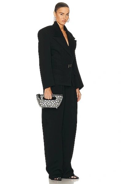 Attico Tote Bag ''via Dei Giardini 15'' Black In Black