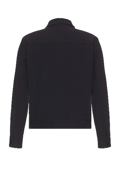 Theory River Neoteric Twill Jacket In Dark Navy