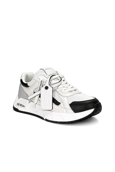 Shop Off-white Runner B Sneaker In White & Black