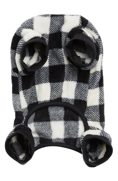 Shop Hotel Doggy Plaid Pet Sweater In Vanilla Ice