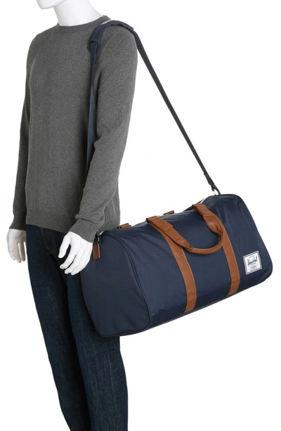 Shop Herschel Supply Co Duffle Bag In Navy/ Navy