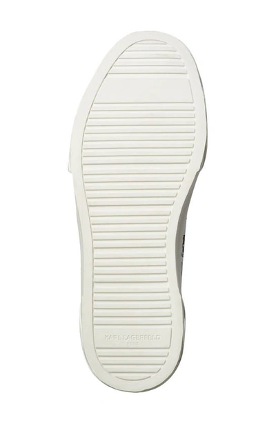 Karl Lagerfeld Suede Harness Boot In Grey