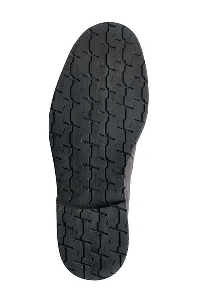 Karl Lagerfeld Suede Harness Boot In Grey