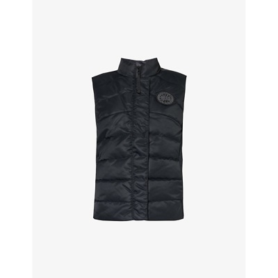Shop Canada Goose Women's Black Freestyle Padded Shell Gilet