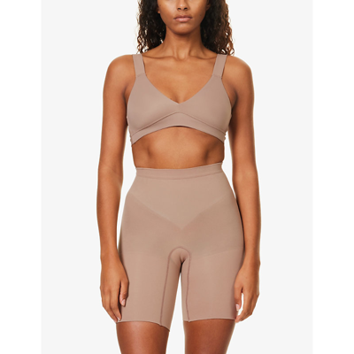 Spanx Womens Everyday Shaping High-rise Stretch-woven Shorts
