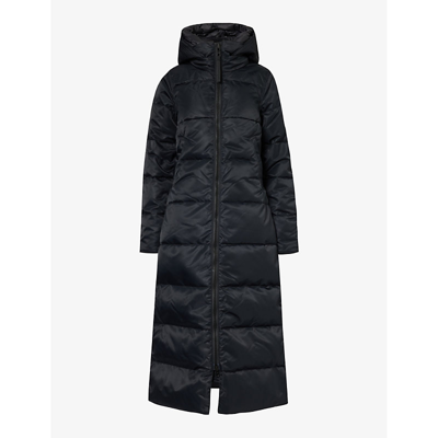 Shop Canada Goose Women's Black Mystique Quilted-shell Parka