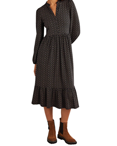 Shop Boden Buttoned Jersey Midi Dress