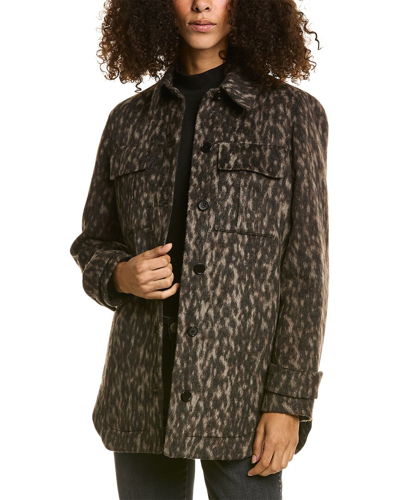 Shop Allsaints Jessa Leppo Wool-blend Jacket