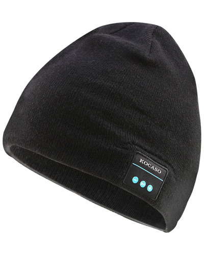 Fresh Fab Finds Wireless Beanie Headphone Hat In Black