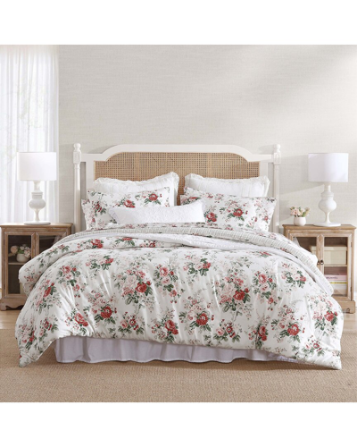 Shop Laura Ashley Ashfield Flannel Comforter Set