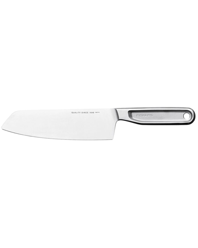 Shop Fiskars All Steel Santoku Knife In Silver