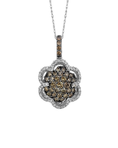 Shop Le Vian 14k Vanilla Gold 1.02 Ct. Tw. Diamond Pendant Necklace