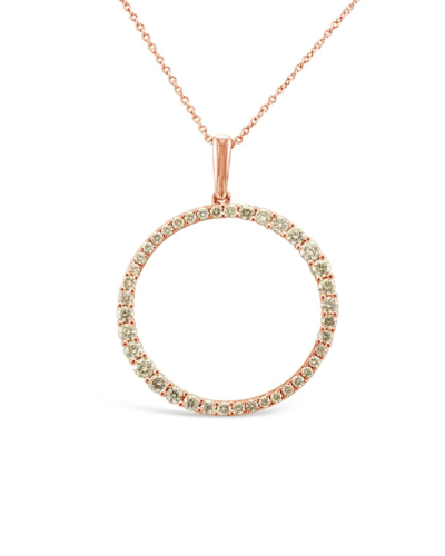 Shop Le Vian 14k Strawberry Gold 1.28 Ct. Tw. Diamond Necklace