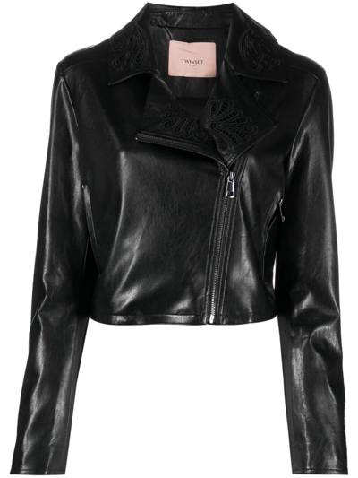 Shop Twinset Nail Jacket In Black  