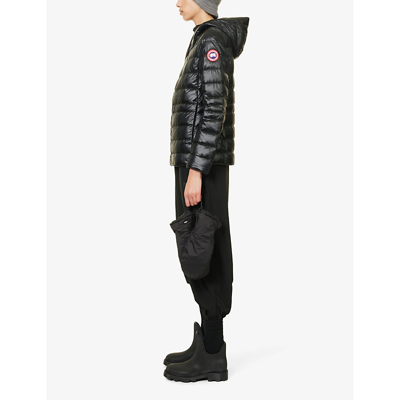 Shop Canada Goose Women's Black Mckenna Padded Shell-down Jacket