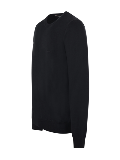 Shop Hugo Boss Boss Sweater In Nero