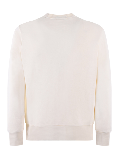 Shop Polo Ralph Lauren Sweatshirt In Avorio