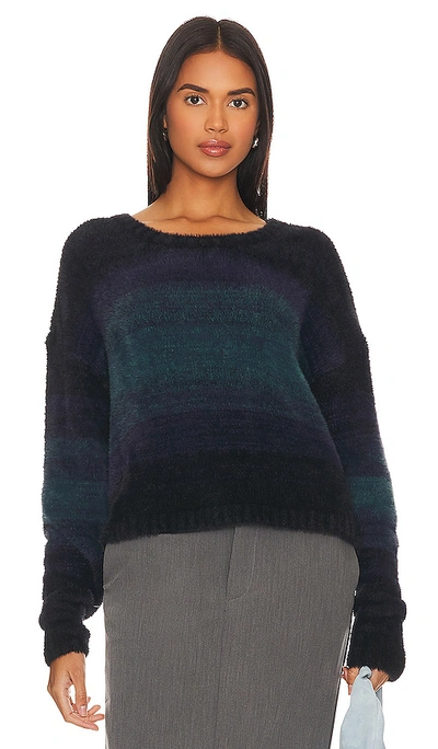 Shop Bella Dahl Slouchy Sweater In Navy