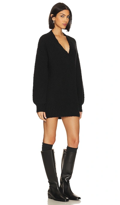 Shop Lpa Cadae Sweater Dress In Black