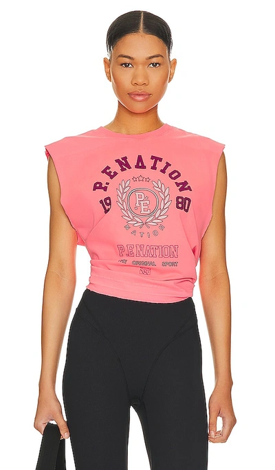 Shop P.e Nation Overland Tank In Coral