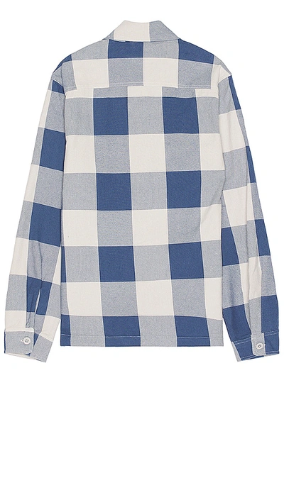 Shop Onia Blanket Jacket In Blue