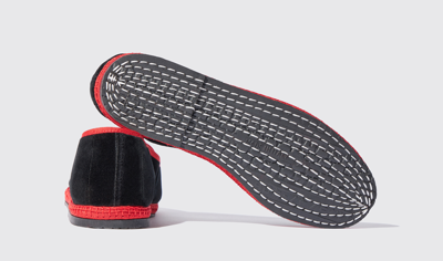 Scarosso Select Edit -  Slippers Black In Black - Velvet