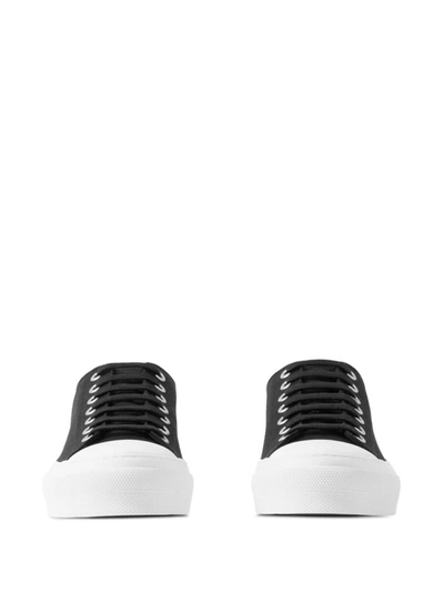 Shop Burberry Sneakers In Black