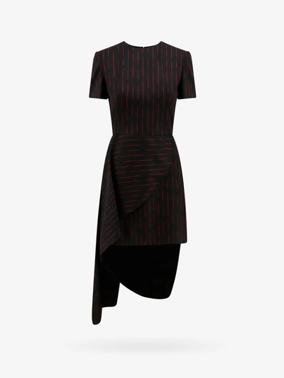 Shop Alexander Mcqueen Dress In Black