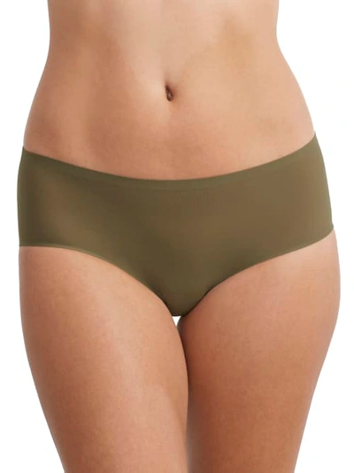Shop Chantelle Soft Stretch Hipster In Army Khaki