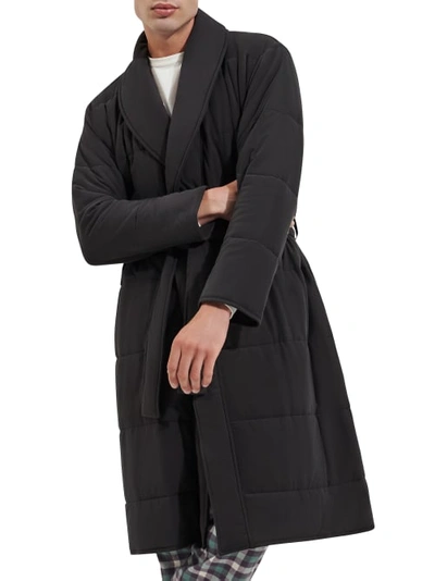 Shop Ugg All-gender Quade Quilted Robe In Ink