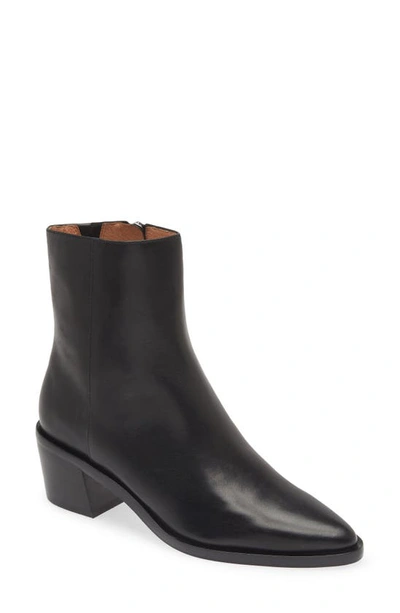Shop Madewell The Darcy Ankle Boot In True Black