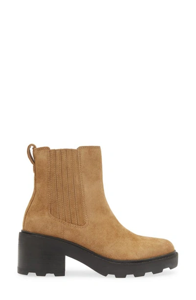 Madewell The Gwenda Platform Ankle Boot In Toffee
