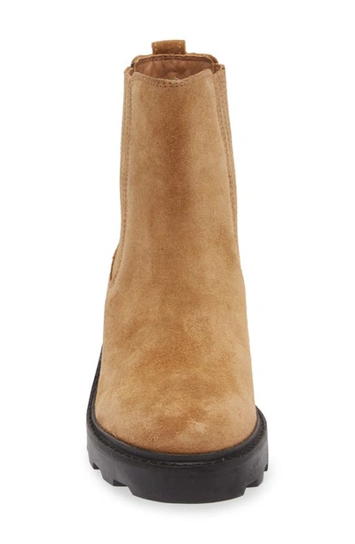 Madewell The Gwenda Platform Ankle Boot In Toffee