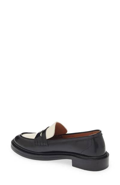 Madewell The Vernon Loafer In True Black Multi