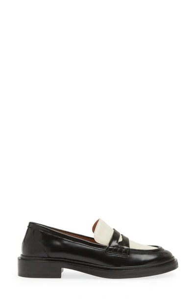 Madewell The Vernon Loafer In True Black Multi
