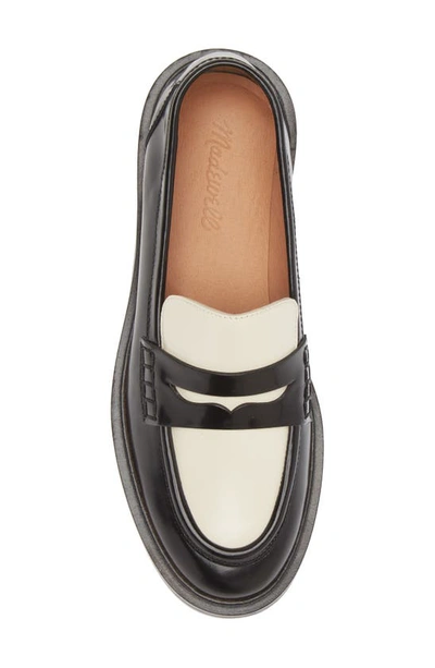 Madewell The Vernon Loafer In True Black Multi