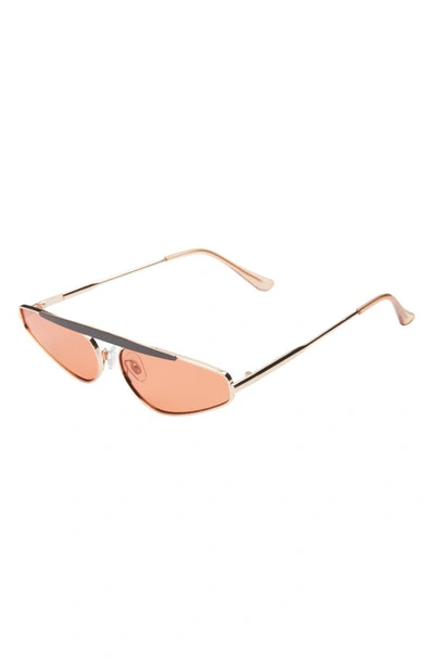 Shop Bp. Slim Retro Sunglasses In Goldrange