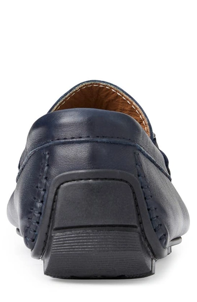 Shop Bruno Magli Xander Driving Loafer In Navy Leather