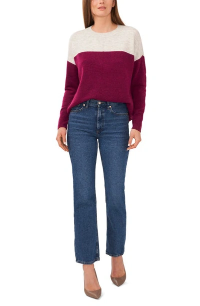 Vince Camuto Extend Shoulder Colorblock Sweater In Frenzy