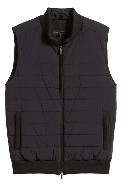 Shop Robert Barakett Oriel Quilted Puffer Vest In Black